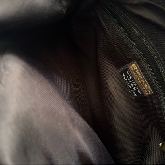 Great American leather works Black leather Purse - Picture 6 of 8